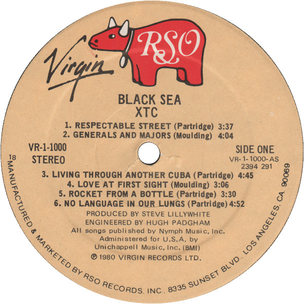 XTC - Black Sea | Virgin (VR-1-1000) - 4