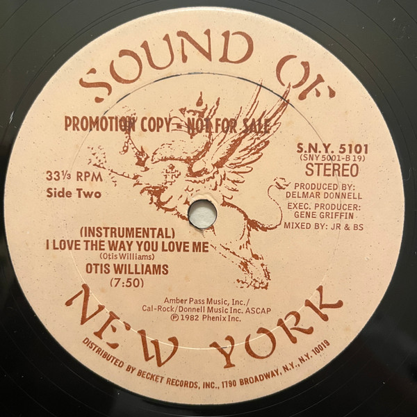 Otis Williams - I Love The Way You Love Me | Sound Of New York (S.N.Y. 5101) - 2 Otis Williams - I Love The Way You Love Me | Sound Of New York (S.N.Y. 5101) - 2