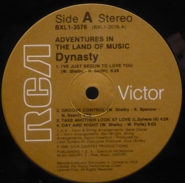 Dynasty - Adventures In The Land Of Music [Vinyl] | RCA Victor (BXL1-3576) - 2