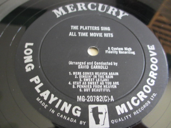 The Platters - All Time Movie Hits | Mercury (MG 20782(C)) - 2 The Platters - All Time Movie Hits | Mercury (MG 20782(C)) - 2