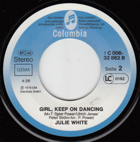 Julie White - Let's Sing Our Song | Columbia (1 C 006-32 862) - 4