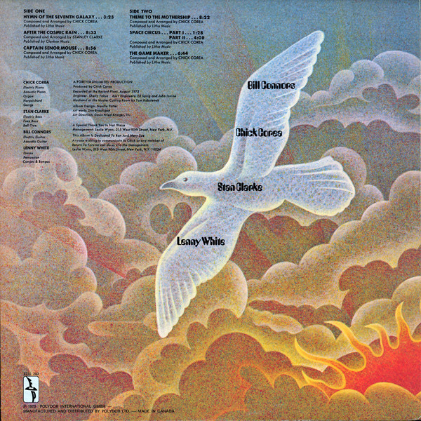 Return To Forever Featuring Chick Corea - Hymn Of The Seventh Galaxy | Polydor (2310 283) - 2 Return To Forever Featuring Chick Corea - Hymn Of The Seventh Galaxy | Polydor (2310 283) - 2