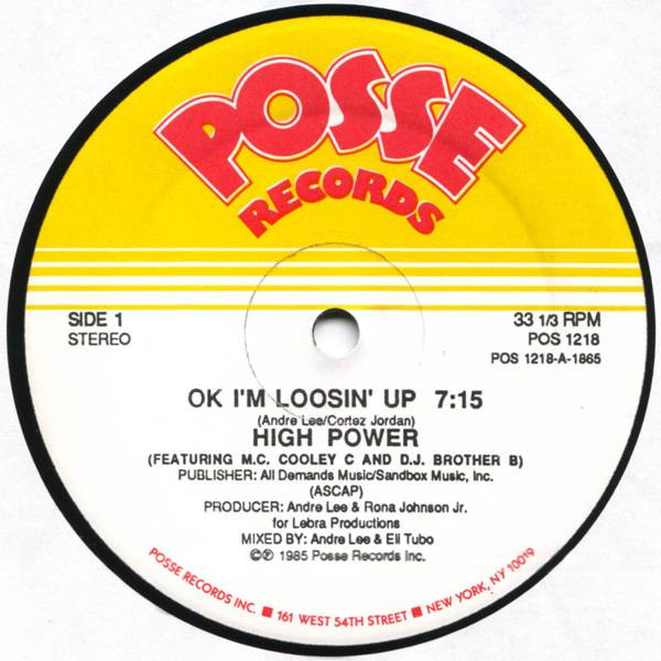 High Power - Ok I'm Loosin' Up | Posse Records (POS 1218) - main