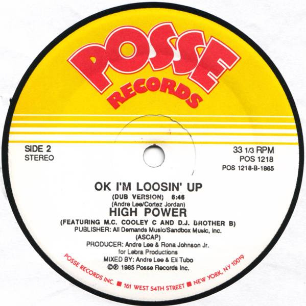 High Power - Ok I'm Loosin' Up | Posse Records (POS 1218) - 2