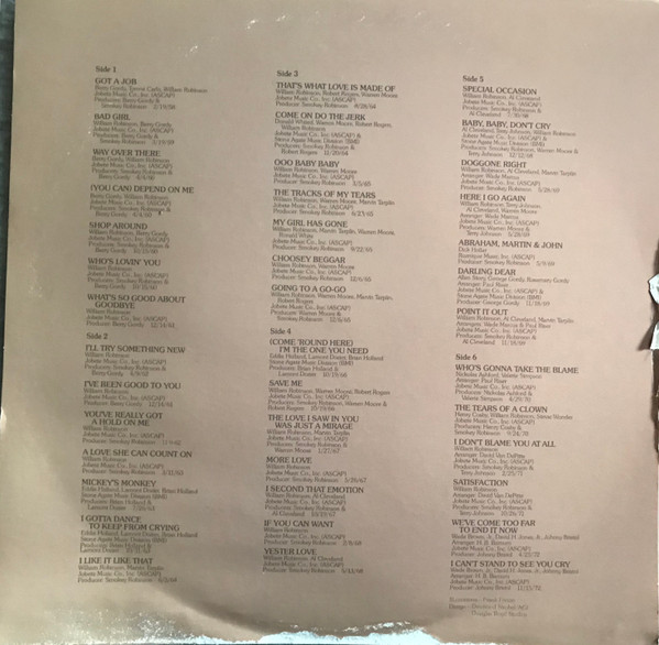 The Miracles - Anthology | Motown (M 793R3) - 2 The Miracles - Anthology | Motown (M 793R3) - 2