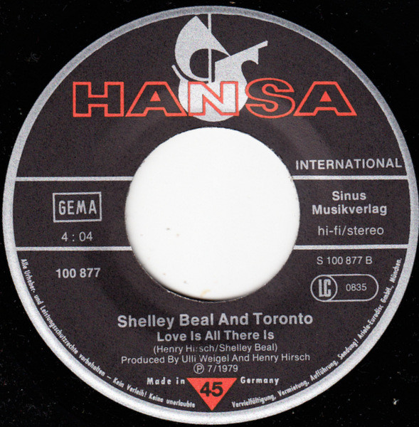 Shelley Beal And Toronto - Funky Fever | Hansa International (100 877) - 4