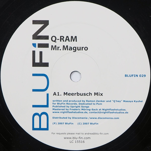 Q-Ram - Mr. Maguro | Blu Fin (BLUFIN 029) - 2