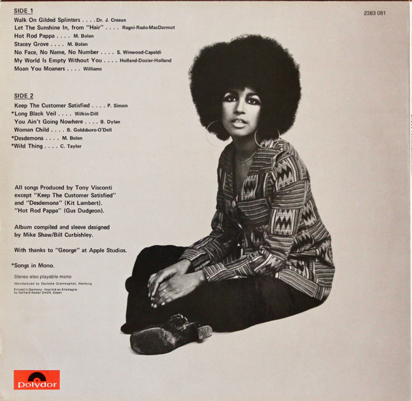 Marsha Hunt - Woman Child | Polydor (2383 081) - 2