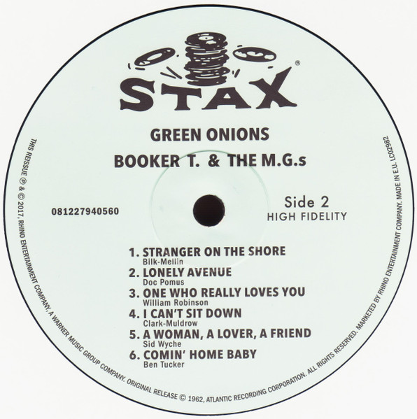 Booker T & The MG's - Green Onions LP | Stax (081227940560) - 4 Booker T & The MG's - Green Onions LP | Stax (081227940560) - 4