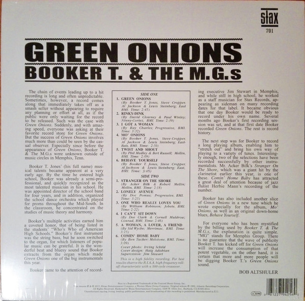 Booker T & The MG's - Green Onions LP | Stax (081227940560) - 2 Booker T & The MG's - Green Onions LP | Stax (081227940560) - 2