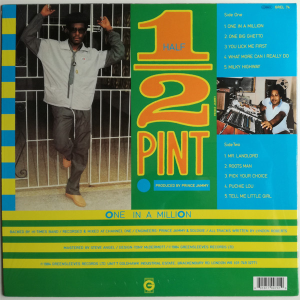 Half Pint - One In A Million | Greensleeves Records (GREL 74) - 2 Half Pint - One In A Million | Greensleeves Records (GREL 74) - 2