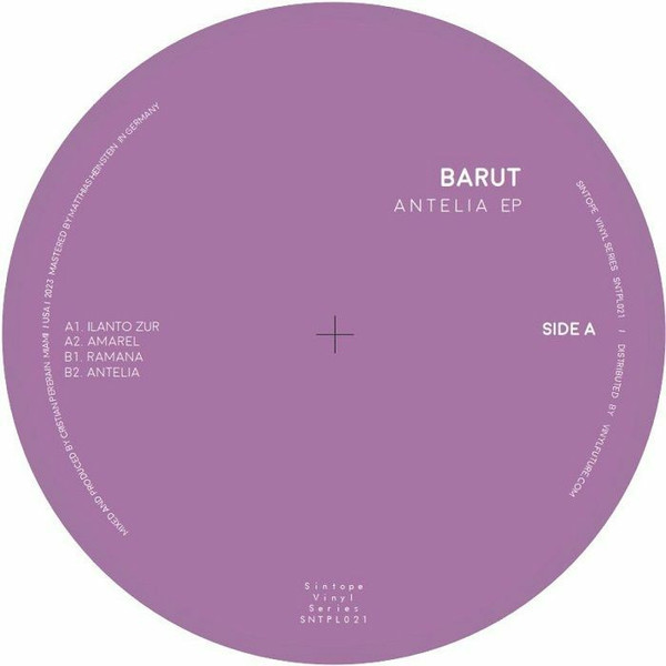 Barut - Antelia EP | Sintope Vinyl Series (SNTPL021) - 2