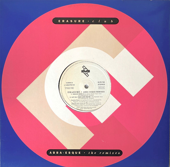 Erasure - Abba-Esque (The Remixes) | Sanni Records (L12 MUTE 144) - main