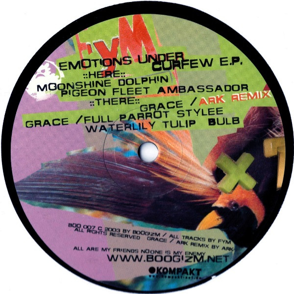 Fym - Emotions Under Curfew E.P. | Boogizm (BOO/007) - 2 Fym - Emotions Under Curfew E.P. | Boogizm (BOO/007) - 2