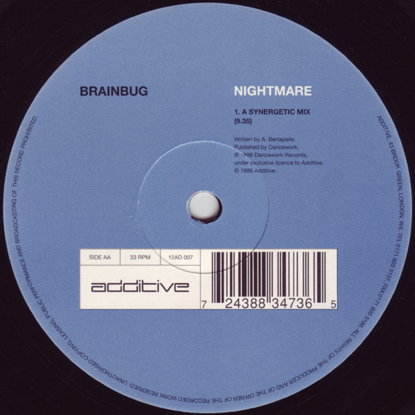 Brainbug - Nightmare | Additive (12AD 007) - 2