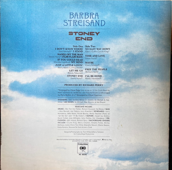 Barbra Streisand - Stoney End | Columbia (KC 30378) - 2