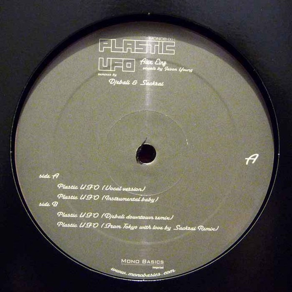 Alex Einz - Plastic UFO EP | Mono Basics Imprint (MONOB001) - main Alex Einz - Plastic UFO EP | Mono Basics Imprint (MONOB001) - main
