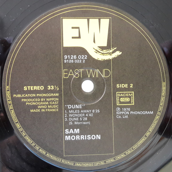 Sam Morrison - Dune | East Wind (9126 022) - 4 Sam Morrison - Dune | East Wind (9126 022) - 4