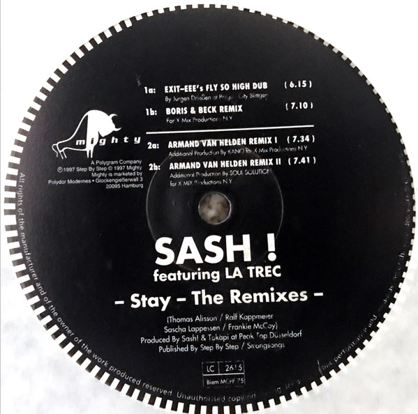 Sash! Featuring La Trec - Stay - The Remixes | Mighty (none) - main