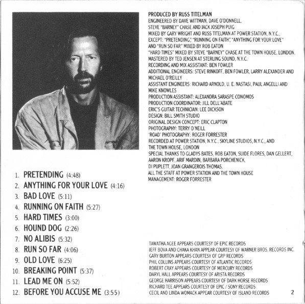 Eric Clapton - Journeyman | Reprise Records (0 7599 26074-2) - 3