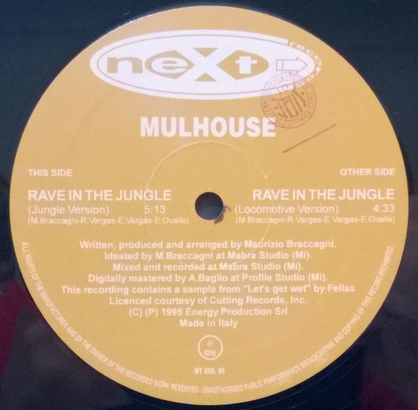 Mulhouse - Rave In The Jungle | Next Records (NT 056 95) - 3 Mulhouse - Rave In The Jungle | Next Records (NT 056 95) - 3