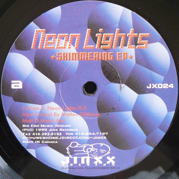 Neon Lights - Shimmering EP | Jinxx Records (JX024) - main Neon Lights - Shimmering EP | Jinxx Records (JX024) - main