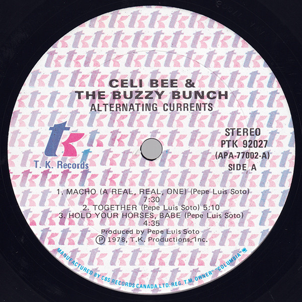 Celi Bee & The Buzzy Bunch - Alternating Currents | T.K. Records (PTK-92027) - 3 Celi Bee & The Buzzy Bunch - Alternating Currents | T.K. Records (PTK-92027) - 3
