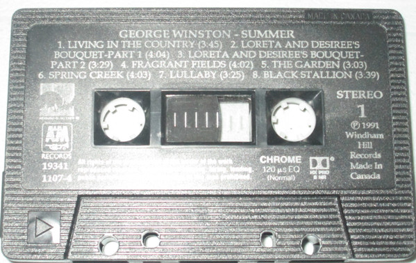 George Winston - Summer | Windham Hill Records (1934 11107-4) - 2