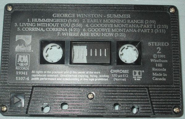 George Winston - Summer | Windham Hill Records (1934 11107-4) - 3