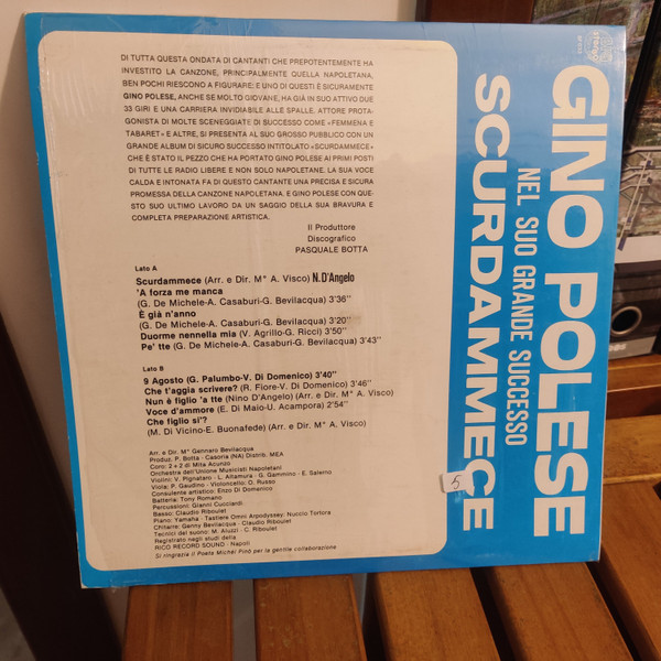 Gino Polese - Scurdammece | Big Stereo Record (BF 033) - 3 Gino Polese - Scurdammece | Big Stereo Record (BF 033) - 3