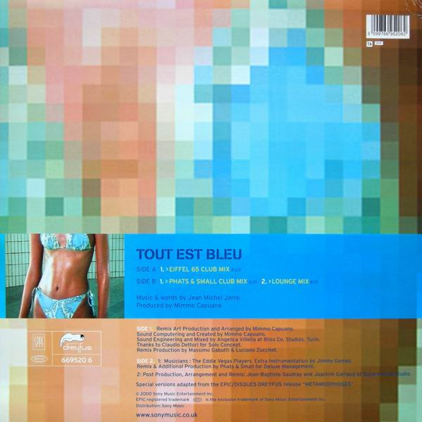 Jean-Michel Jarre - Tout Est Bleu | Epic (669520 6) - main