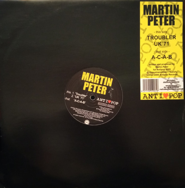 Martin Peter - Troubler | Antipop Records (ANTI 003) - 3 Martin Peter - Troubler | Antipop Records (ANTI 003) - 3