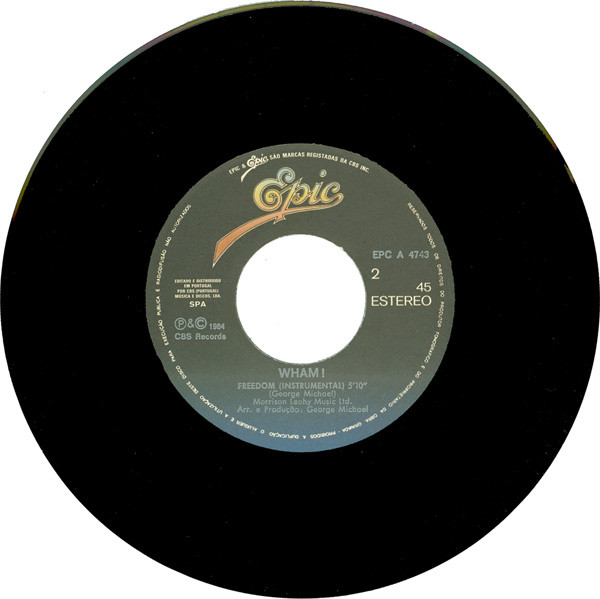 Wham! - Freedom | Epic (EPC A 4743) - 4