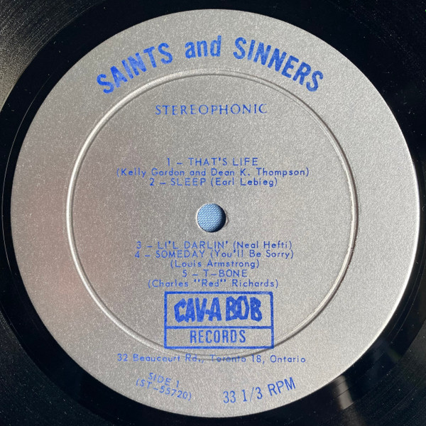 The Saints & Sinners - Saints And Sinners In Canada | Cav-A Bob (CS 101) - 4