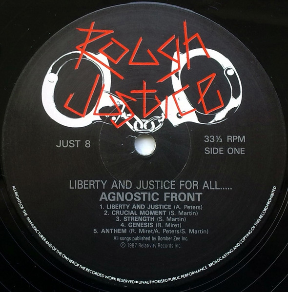 Agnostic Front - Liberty & Justice For... | Rough Justice (JUST 8) - 3