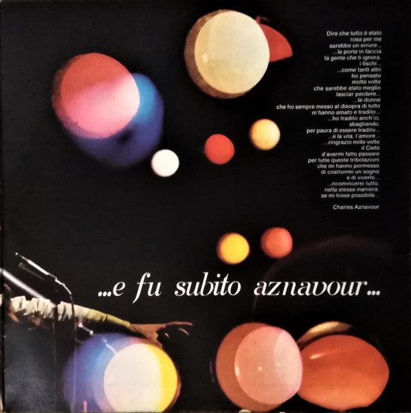 Charles Aznavour - ...E Fu Subito Aznavour... | Barclay (BRCLP 60015) - 3
