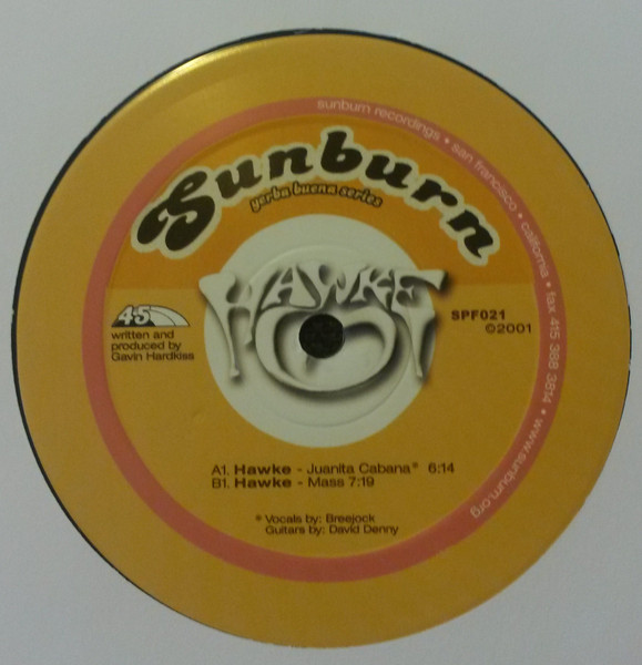 Hawke - Juanita Cabana | Sunburn Records (SPF021) - main