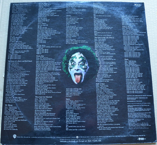 Randy Newman - Born Again | Warner Bros. Records (WAR 56 663 (HS 3346)) - 3