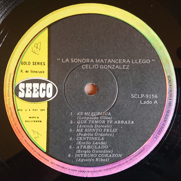 La Sonora Matancera Canta Celio González - La Sonora Matancera... Llegó | Seeco (SCLP9156) - 3