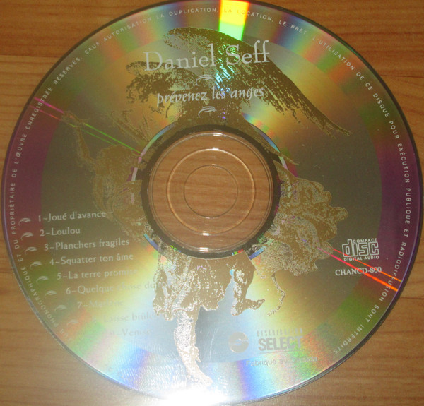 Daniel Seff - Prévenez Les Anges | Chandelle Productions (CHANCD-800) - 2