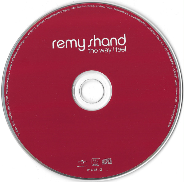 Remy Shand - The Way I Feel | Motown (014 481-2) - 3 Remy Shand - The Way I Feel | Motown (014 481-2) - 3