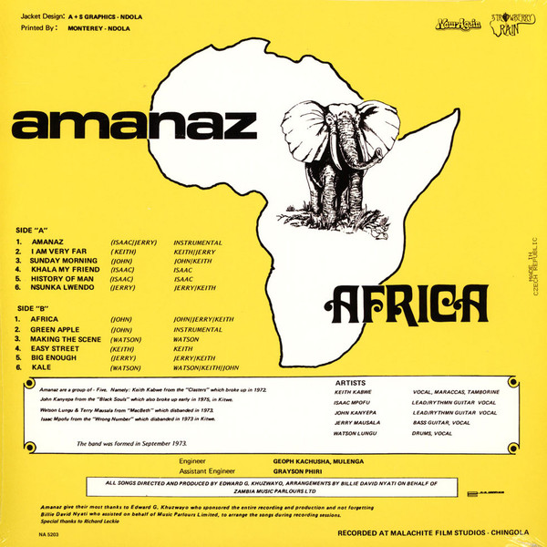 Amanaz - Africa | Now-Again Records (NA 5203) - 2
