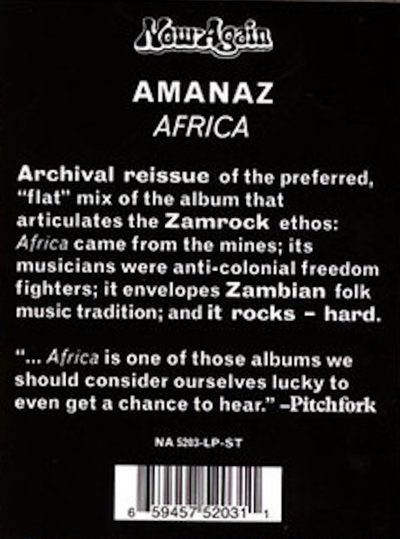 Amanaz - Africa | Now-Again Records (NA 5203) - 3