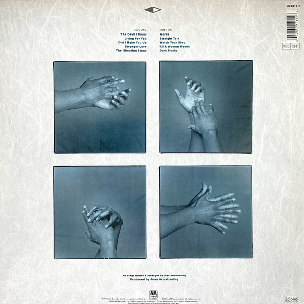 Joan Armatrading - The Shouting Stage | A&M Records (395211-1) - 2
