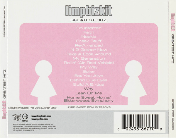 Limp Bizkit - Greatest Hitz | Flip Records (602498867709) - 2 Limp Bizkit - Greatest Hitz | Flip Records (602498867709) - 2