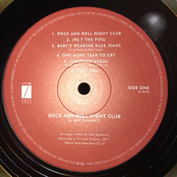 Mac Demarco - Rock And Roll Night Club | Captured Tracks (CT-140) - 3 Mac Demarco - Rock And Roll Night Club | Captured Tracks (CT-140) - 3