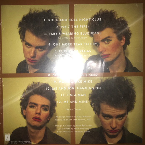 Mac Demarco - Rock And Roll Night Club | Captured Tracks (CT-140) - 2 Mac Demarco - Rock And Roll Night Club | Captured Tracks (CT-140) - 2