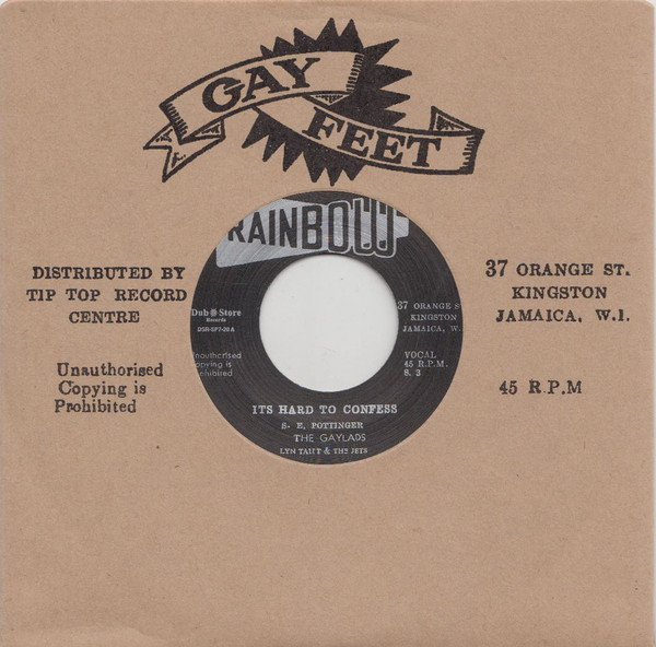 The Gaylads , Lynn Taitt & The Jets - It's Hard To Confess / I Need Your Loving | Rainbow (DSR-SP7-20) - 2 The Gaylads , Lynn Taitt & The Jets - It's Hard To Confess / I Need Your Loving | Rainbow (DSR-SP7-20) - 2
