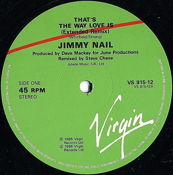 Jimmy Nail - That's The Way Love Is | Virgin (VS 915-12) - 2 Jimmy Nail - That's The Way Love Is | Virgin (VS 915-12) - 2