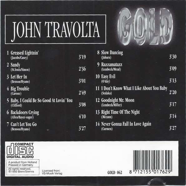 John Travolta - Gold | Gold (GOLD 062) - 2
